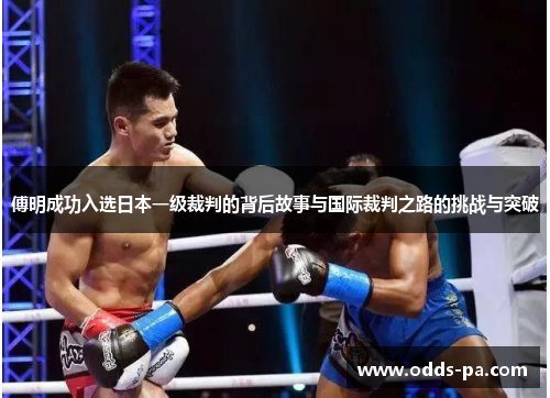 傅明成功入选日本一级裁判的背后故事与国际裁判之路的挑战与突破